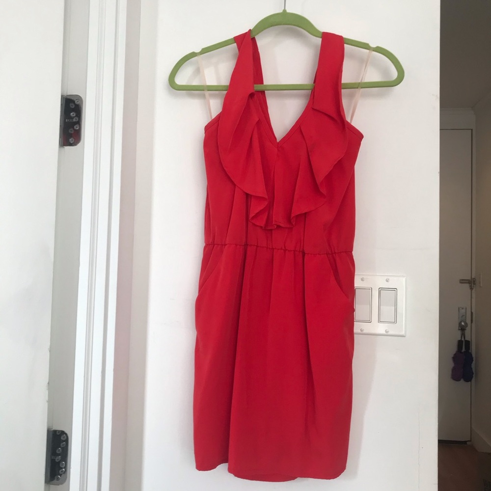 Classic Red Halter Dress